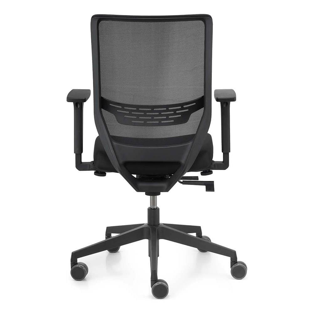 Trendoffice to-sync work mesh Bürostuhl mit Netzrücken + Armlehnen schwarz