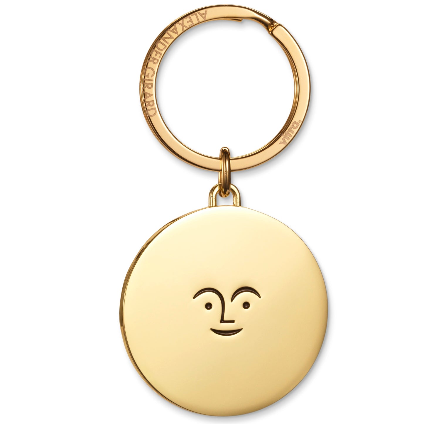 Vitra Key Ring Sun Schlüsselanhänger gold