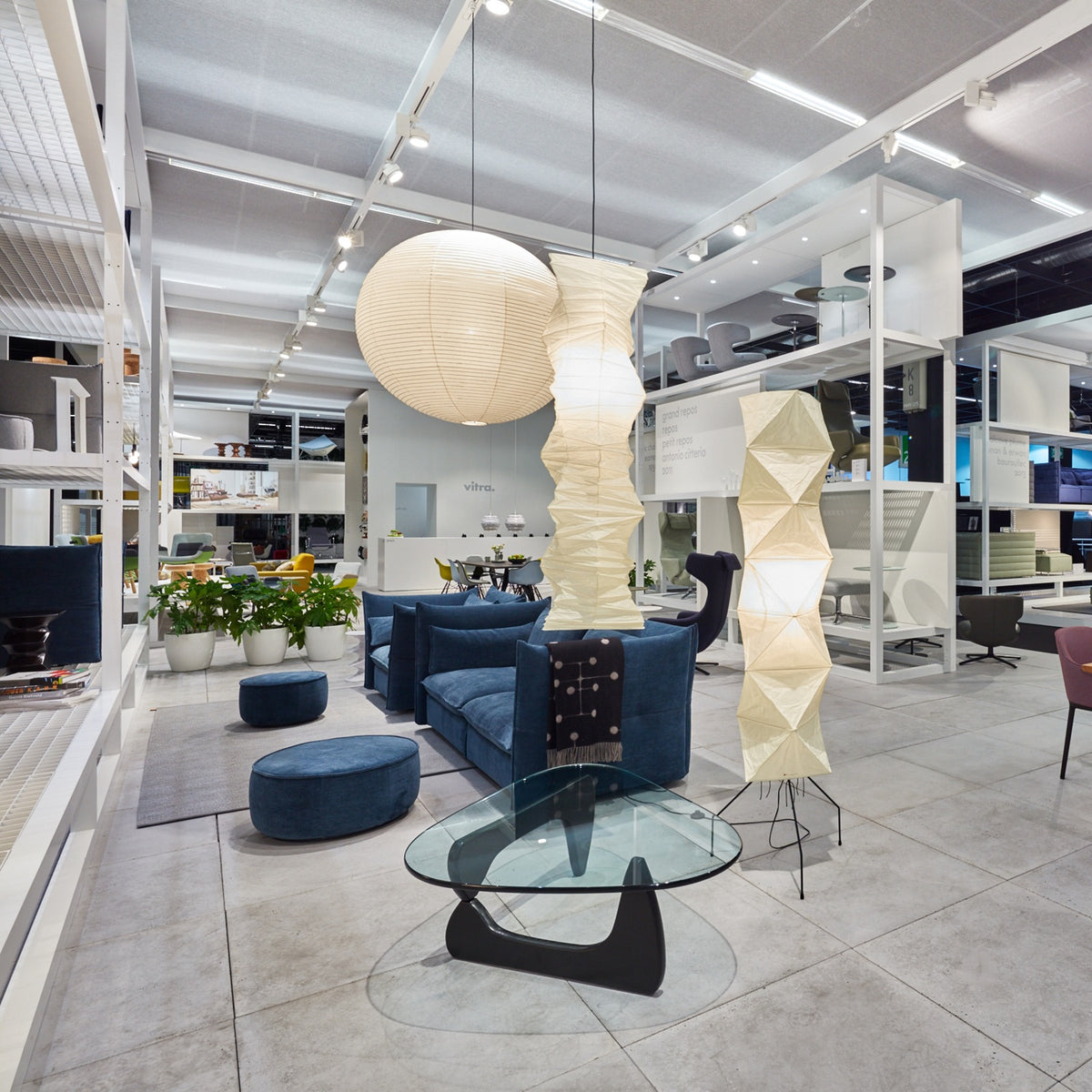Vitra Akari Light Sculptures Floor Lights Bodenleuchten Papier Noguchi