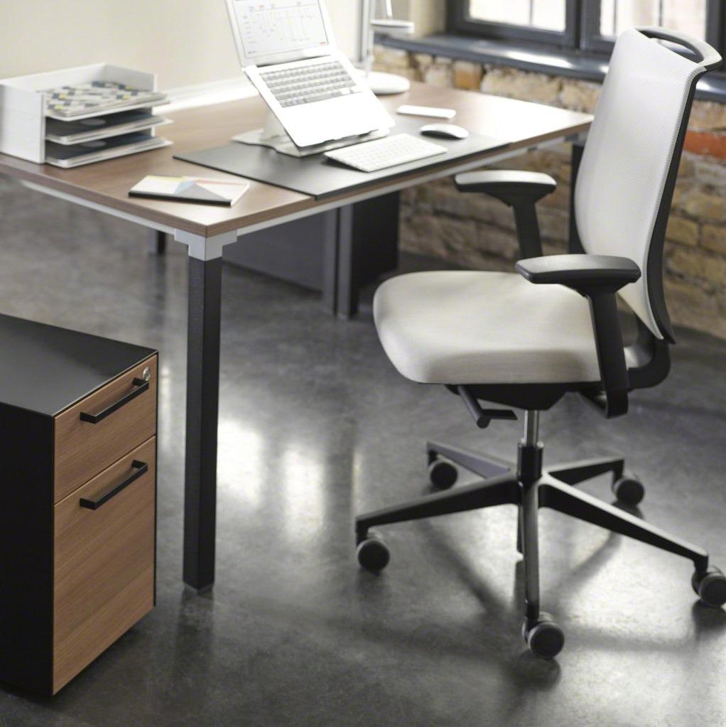 Steelcase Reply Air Bürostuhl mit Armlehnen Netzrücken Sitzbezug Atlantic - konfigurierbar