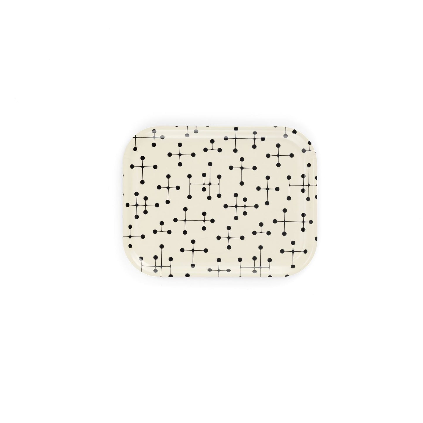 Vitra Classic Tray medium Serviertablett mittel Schichtholz Eames Dot Pattern