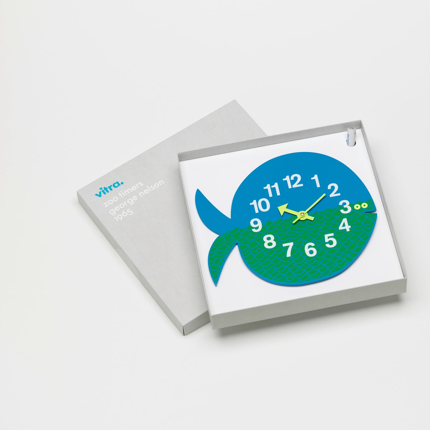 Vitra Zoo Timer "Fernando the Fish" Wanduhr für Kinder in Fischform