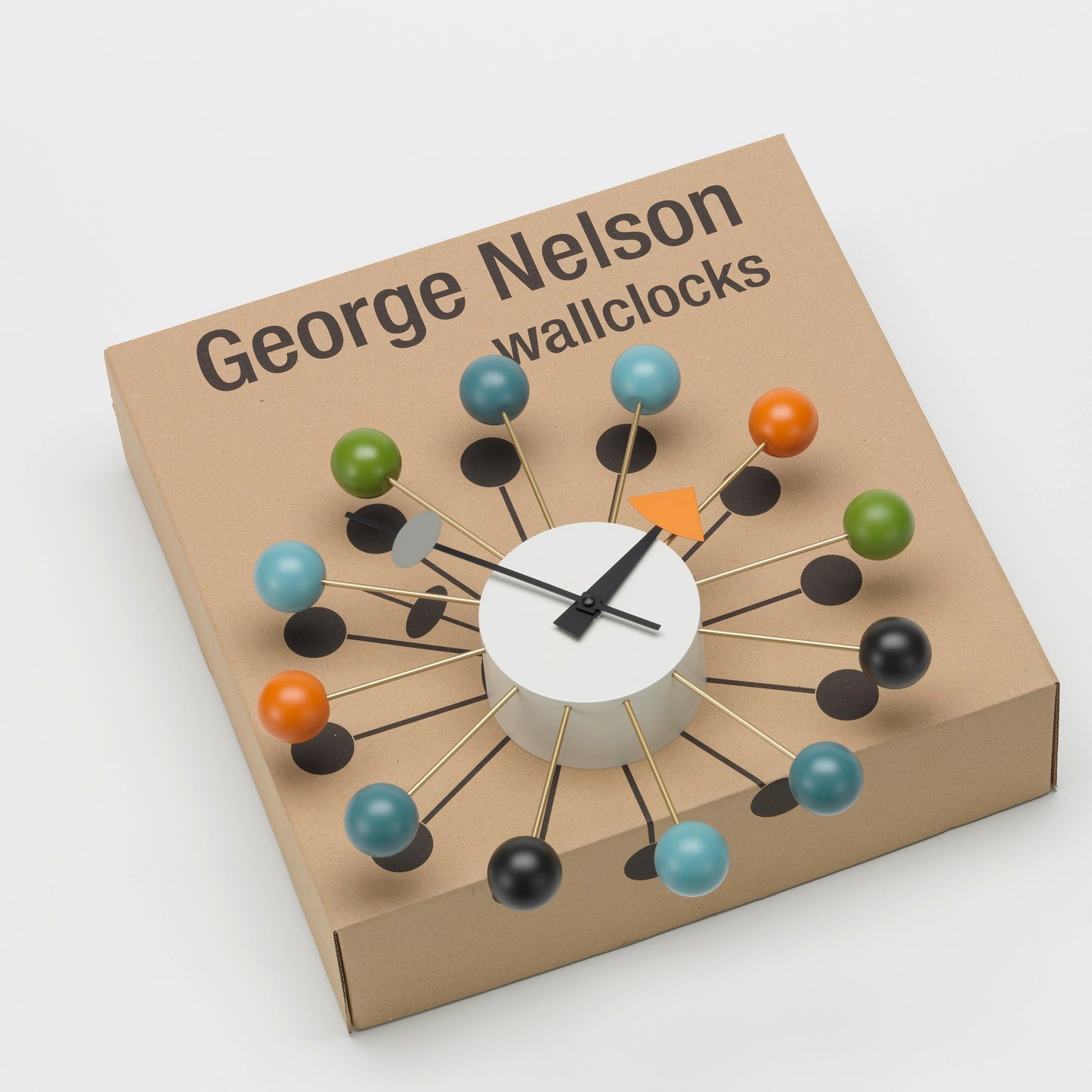 Vitra Ball Clock Uhr mehrfarbig