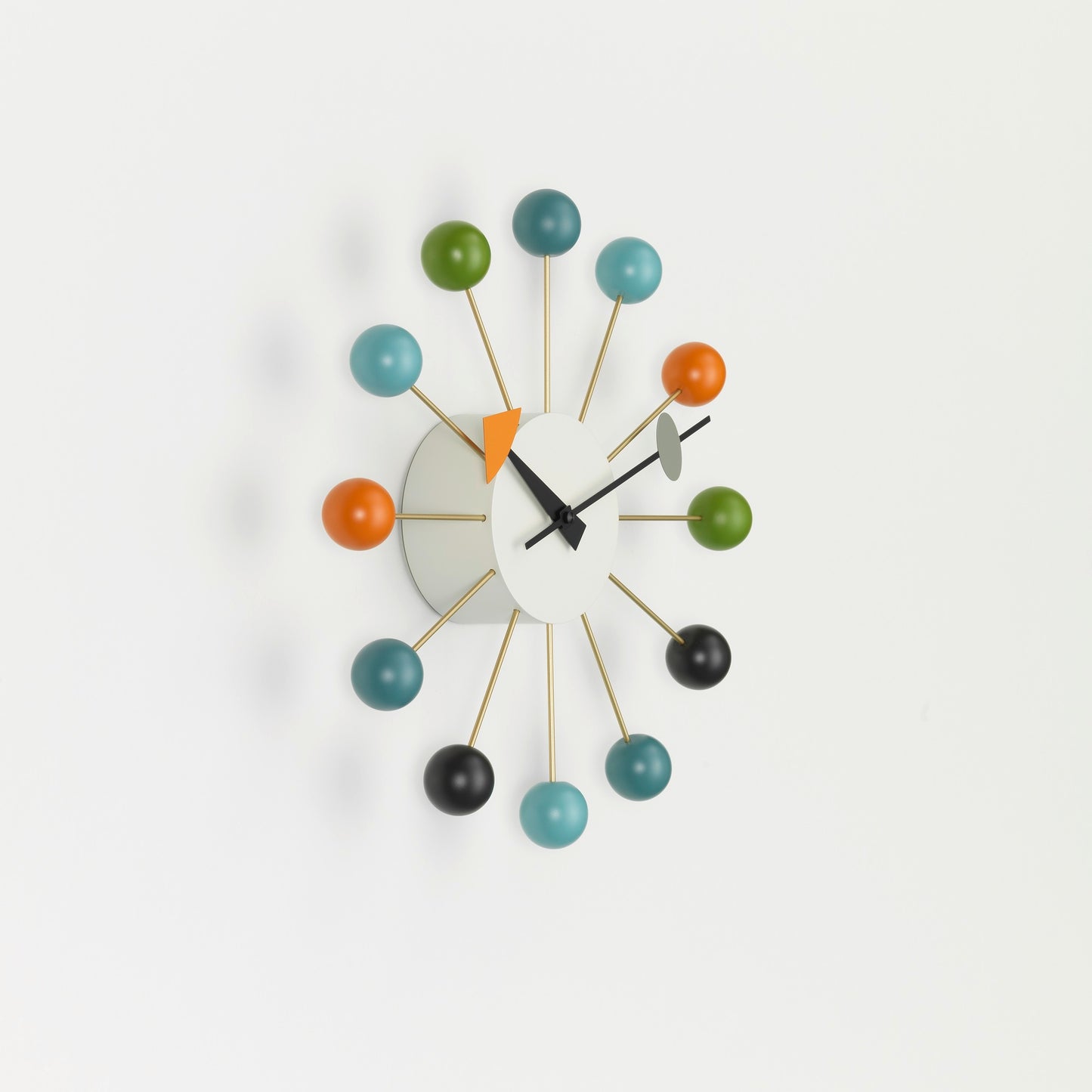 Vitra Ball Clock Uhr mehrfarbig
