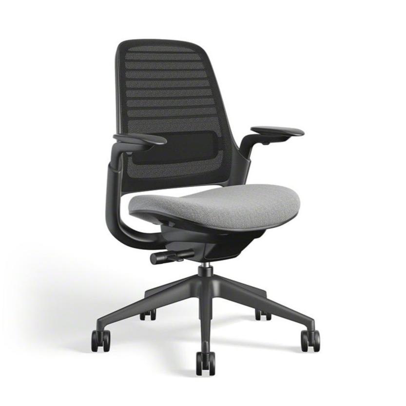 Steelcase Series 1 Bürostuhl Netzrücken & Armlehnen Bezug Atlantic - konfigurierbar