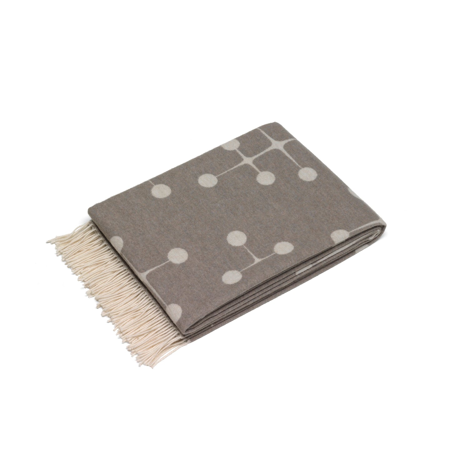Vitra Eames Wool Blanket Dot Pattern Wolldecke taupe beige gepunktet
