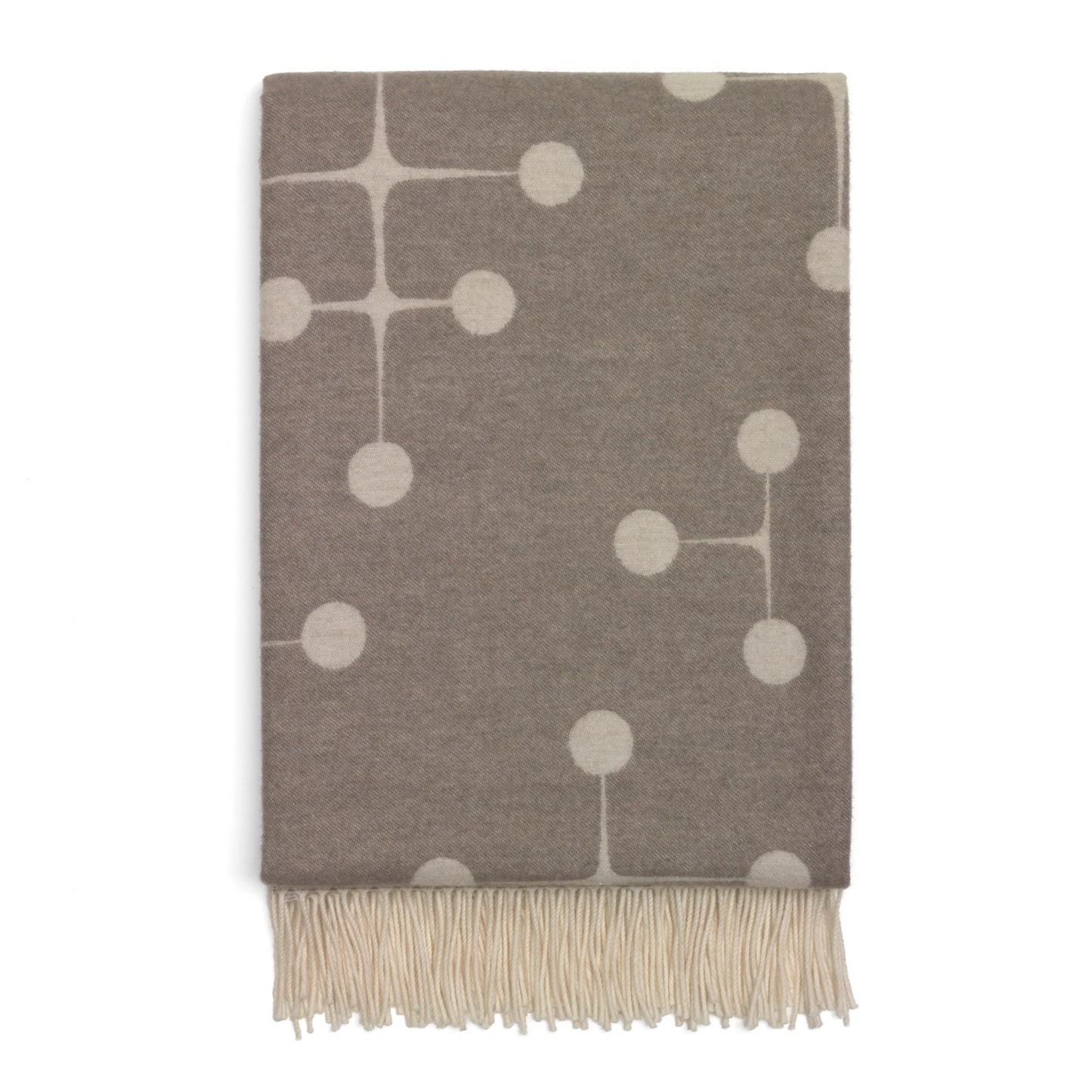 Vitra Eames Wool Blanket Dot Pattern Wolldecke taupe beige gepunktet