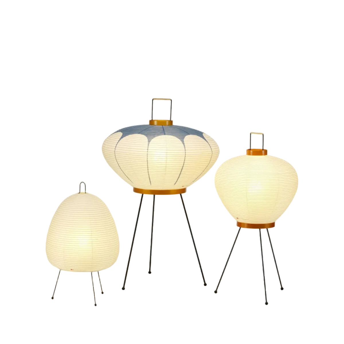 Vitra Akari Light Sculptures Table Lights Tischleuchten Papier Noguchi