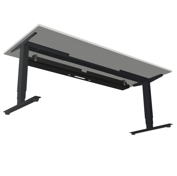 fm Steh-Sitztisch Move 2.0 Rechteckform 2000 x 800 mm (BxT)