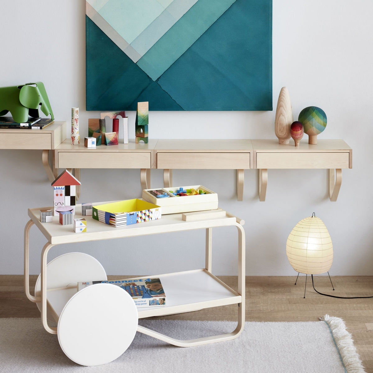 Vitra Akari Light Sculptures Table Lights Tischleuchten Papier Noguchi