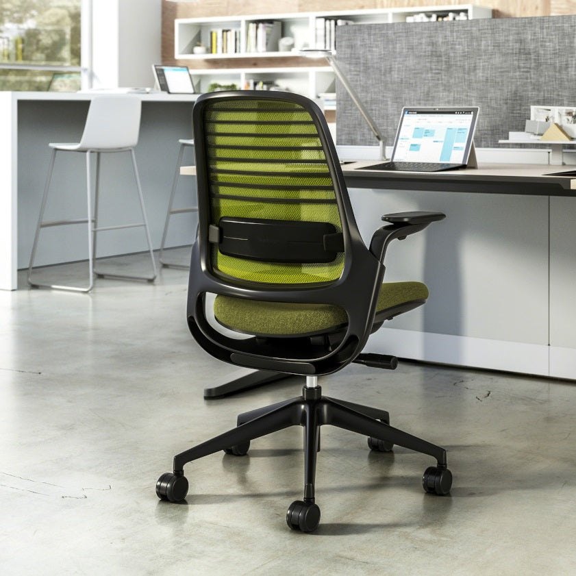 Steelcase Series 1 Bürostuhl Netzrücken & Armlehnen Bezug Atlantic - konfigurierbar