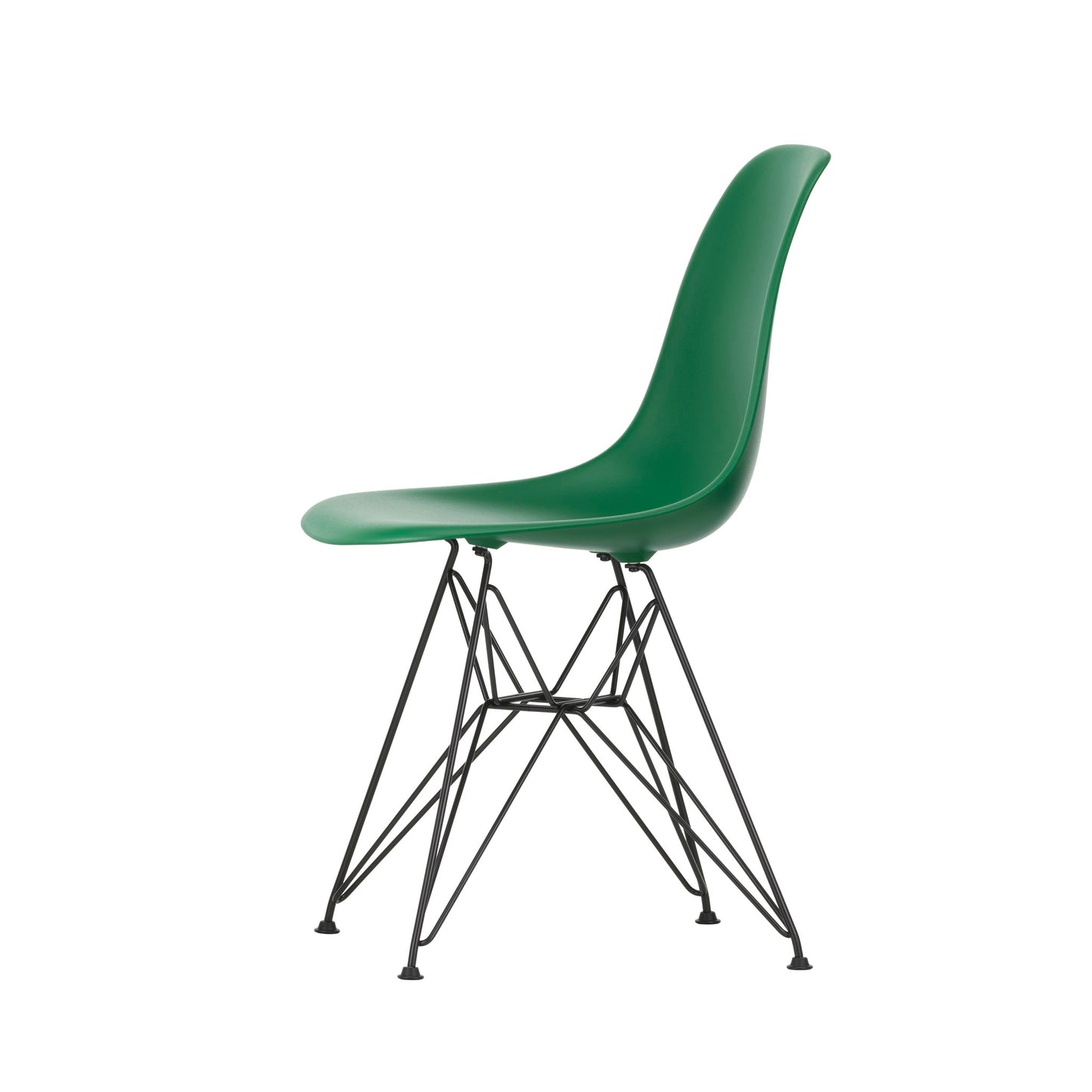 Vitra Eames Plastic Side Chair DSR RE Kunststoff Stuhl Eiffelturm-Gestell