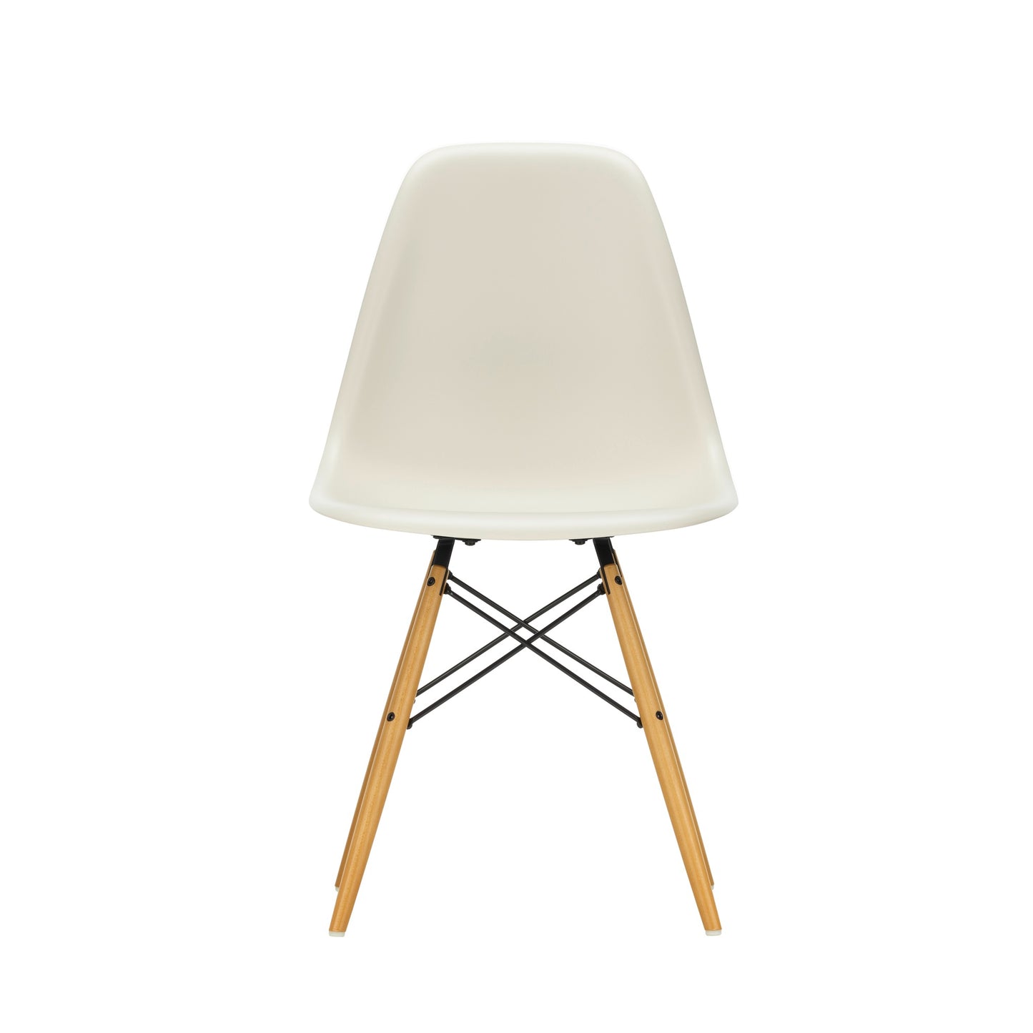 Vitra Eames Plastic Side Chair DSW RE Ahorn gelblich Kunststoff