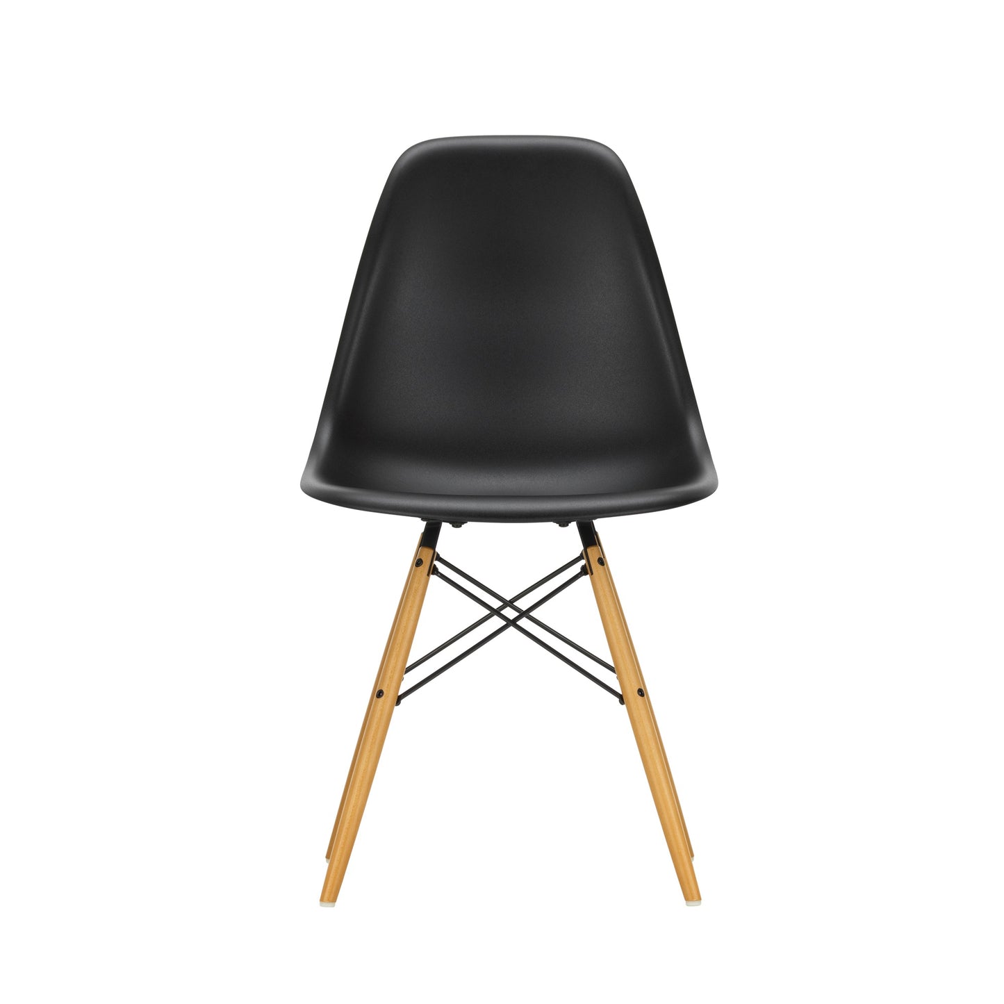 Vitra Eames Plastic Side Chair DSW RE Ahorn gelblich Kunststoff