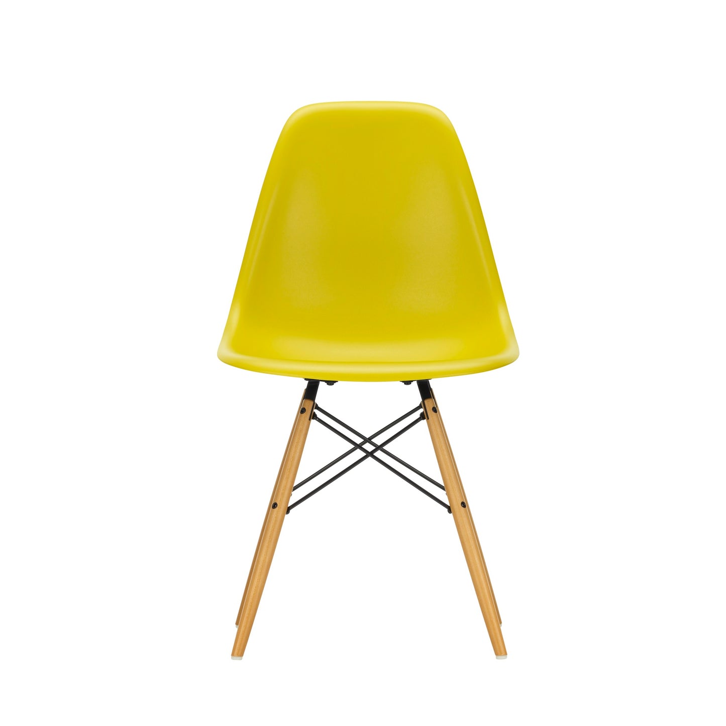 Vitra Eames Plastic Side Chair DSW RE Ahorn gelblich Kunststoff
