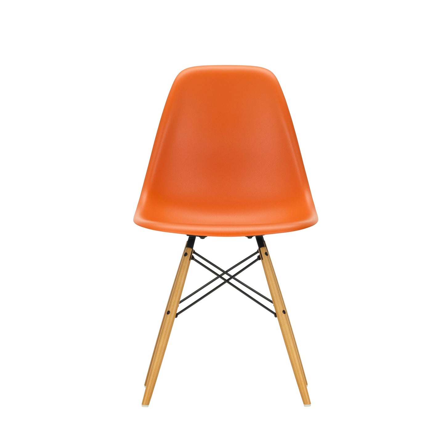 Vitra Eames Plastic Side Chair DSW RE Ahorn gelblich Kunststoff