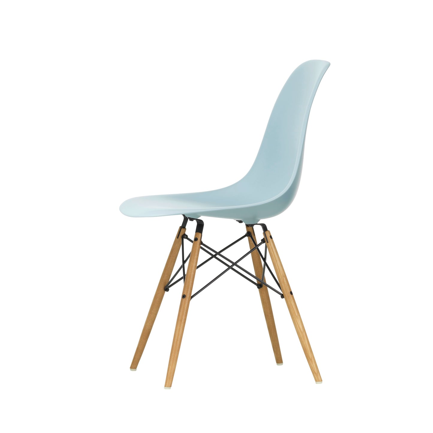 Vitra Eames Plastic Side Chair DSW RE Esche honigfarben Kunststoff recycelt