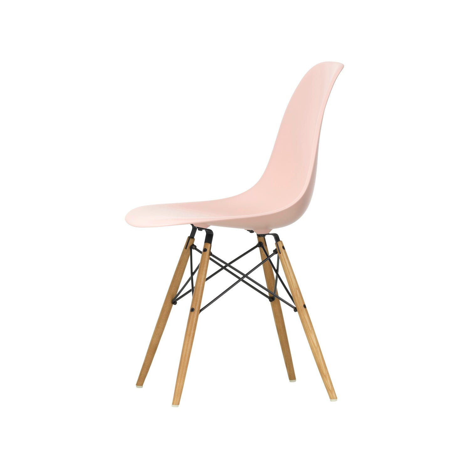 Vitra Eames Plastic Side Chair DSW RE Esche honigfarben Kunststoff recycelt