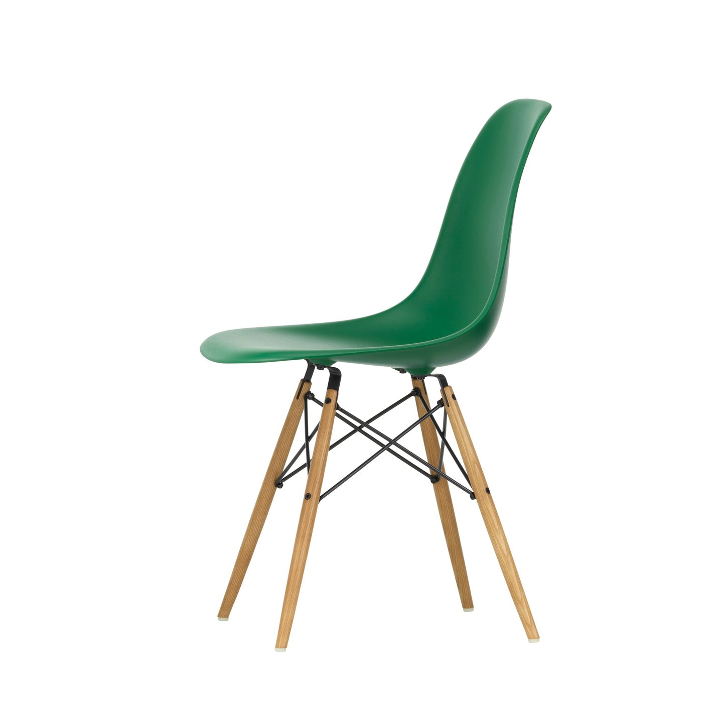 Vitra Eames Plastic Side Chair DSW RE Esche honigfarben Kunststoff recycelt