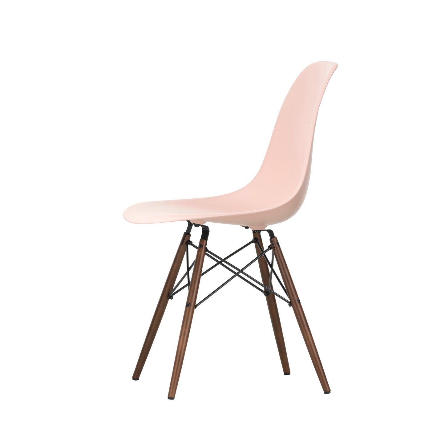 Vitra Eames Plastic Side Chair DSW RE Ahorn dunkel Kunststoff recycelt