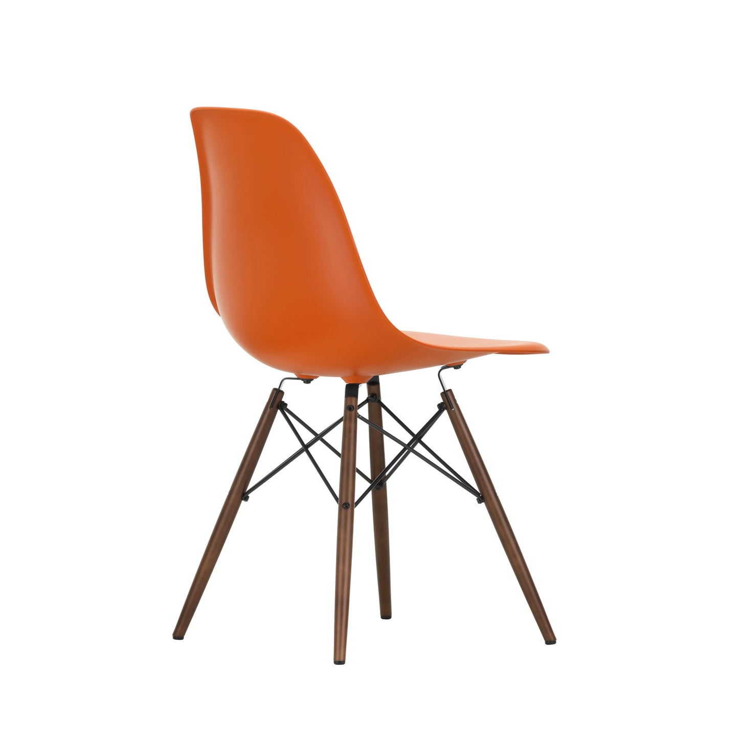 Vitra Eames Plastic Side Chair DSW RE Ahorn dunkel Kunststoff recycelt