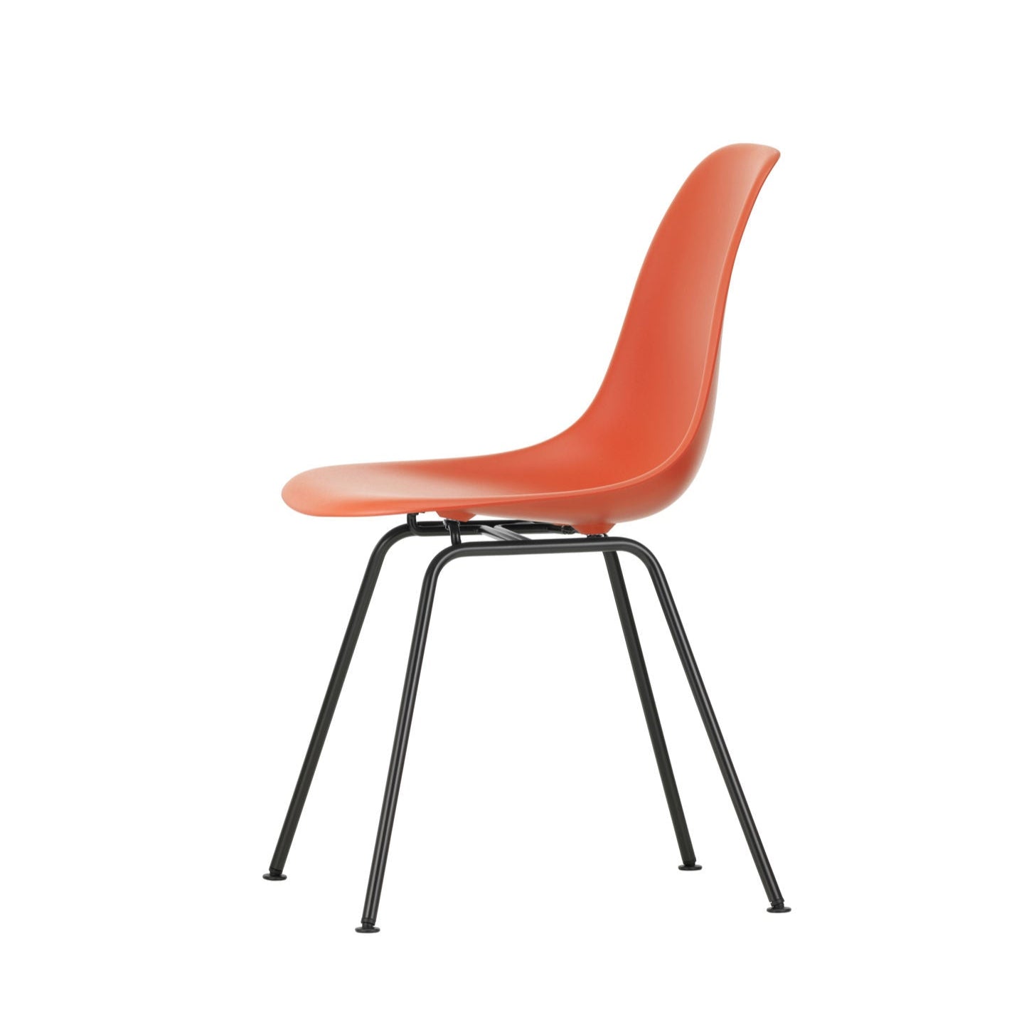 Vitra Eames Plastic Side Chair DSX RE Stuhl Kunststoff 4-Fuß pulverbeschichtet