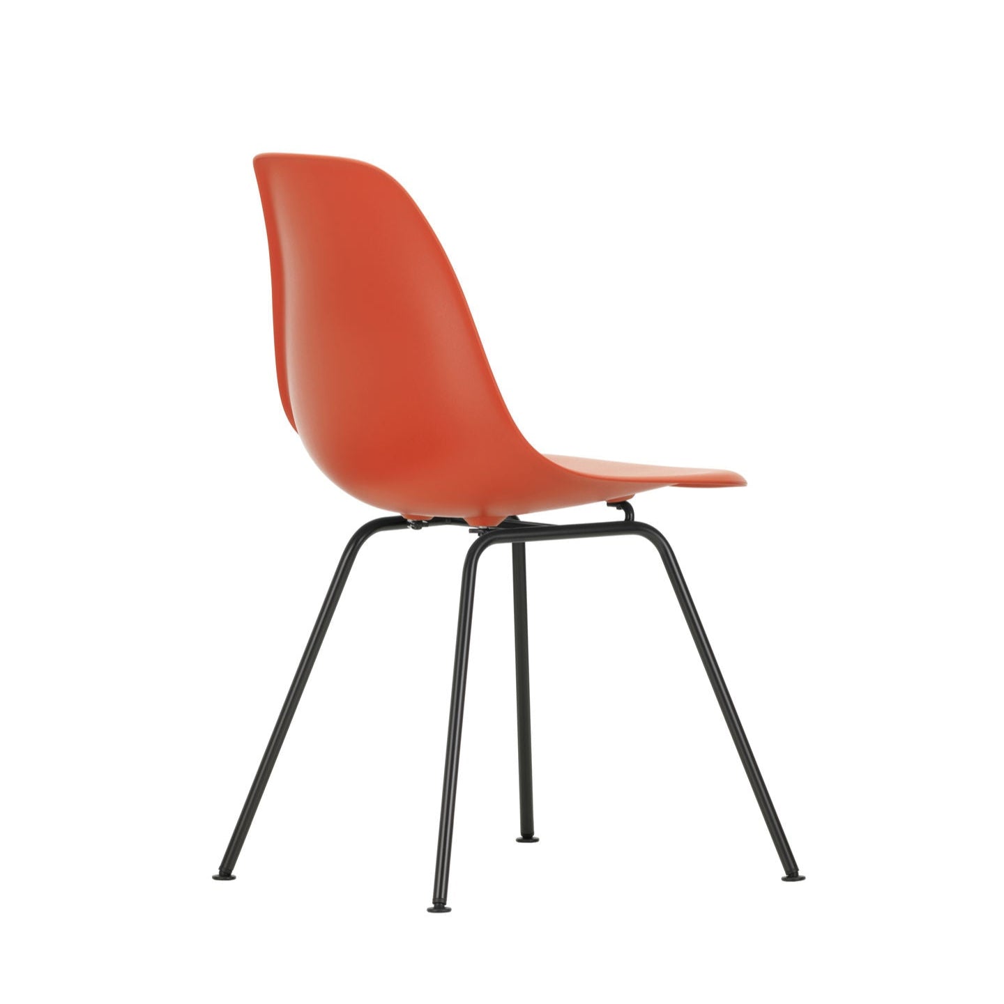 Vitra Eames Plastic Side Chair DSX RE Stuhl Kunststoff 4-Fuß pulverbeschichtet