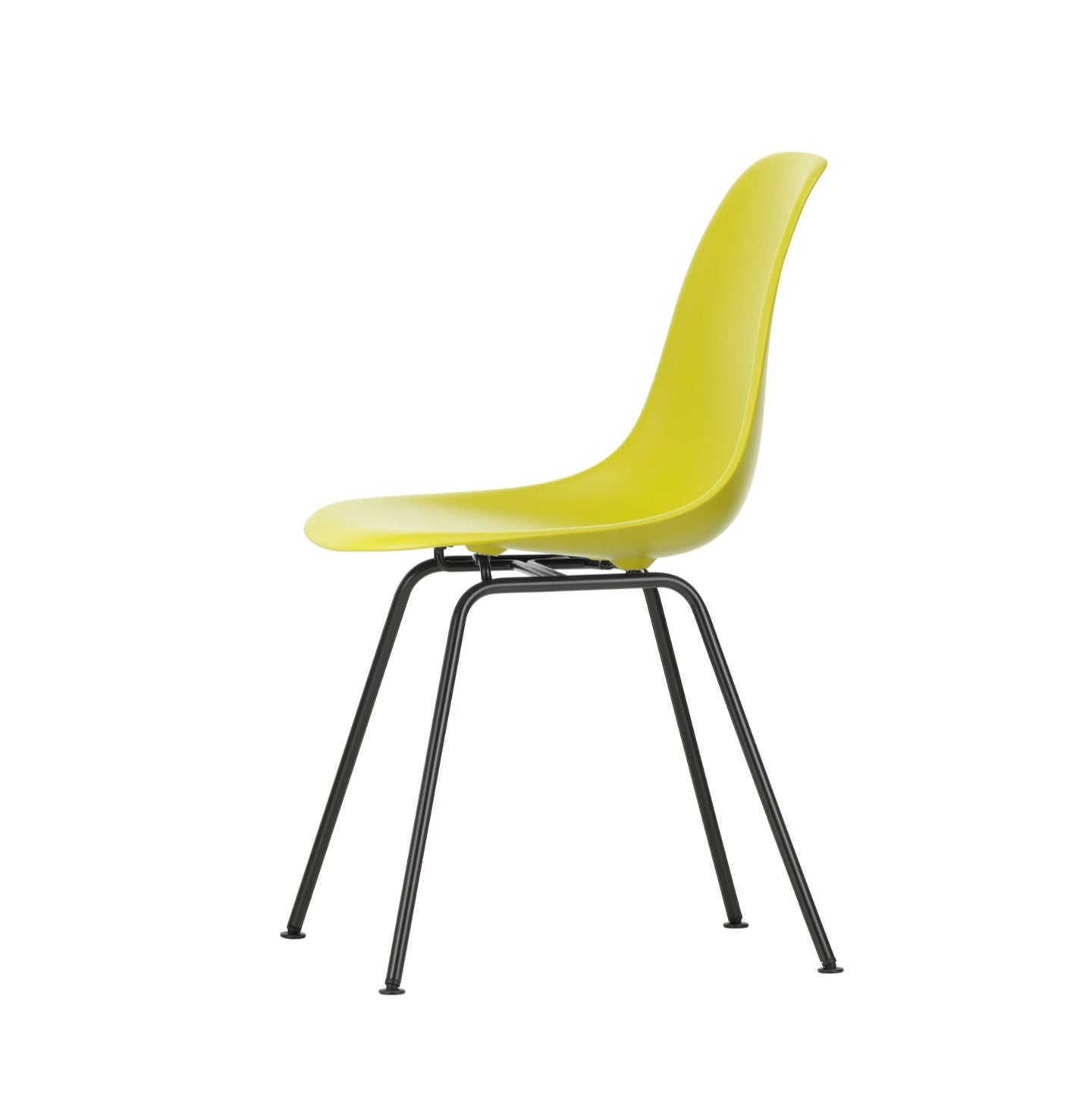 Vitra Eames Plastic Side Chair DSX RE Stuhl Kunststoff 4-Fuß pulverbeschichtet