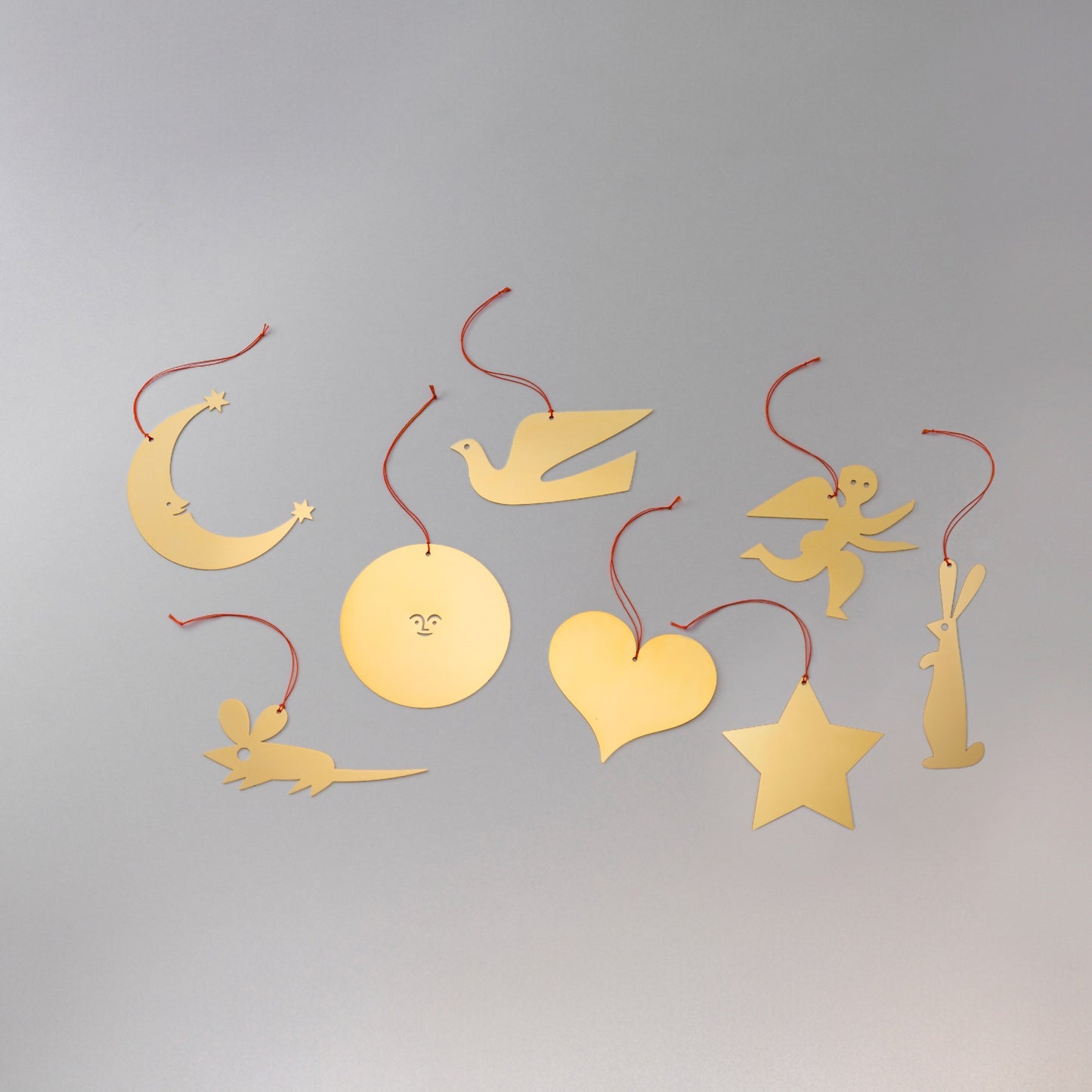 Vitra Girard Ornamente Dekoanhänger gold