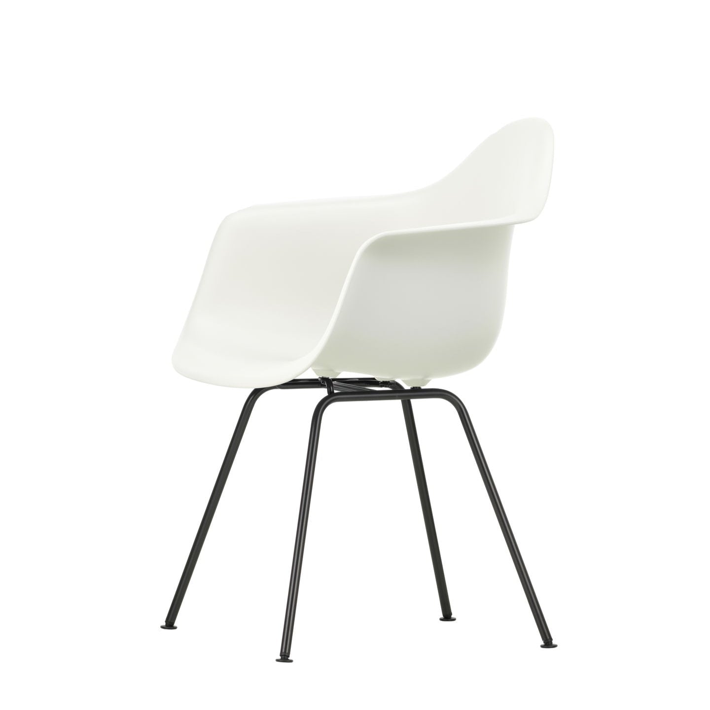 Vitra Eames Plastic Armchair DAX RE Stuhl mit Armlehne 4-Fuß pulverbeschichtet