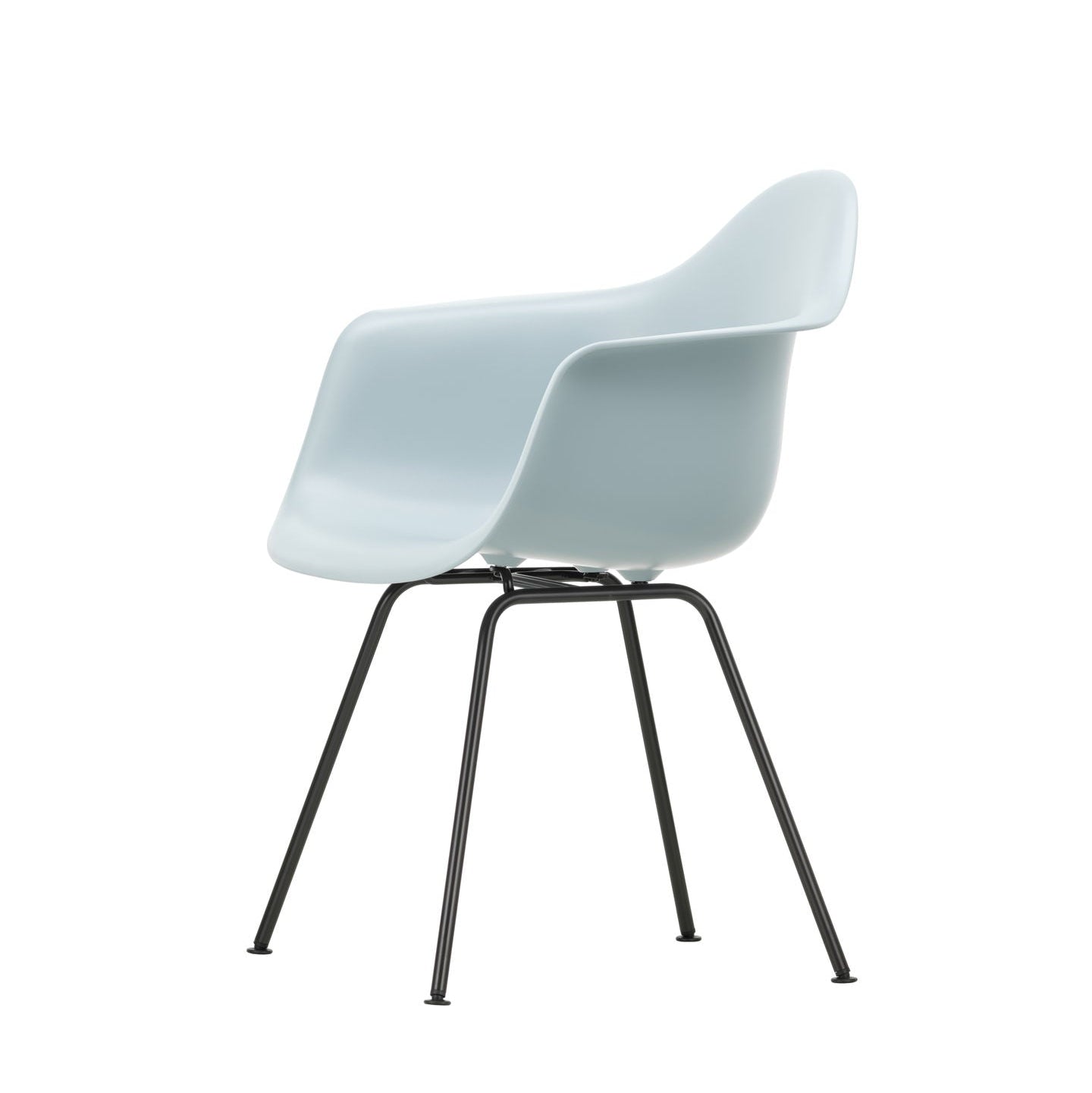 Vitra Eames Plastic Armchair DAX RE Stuhl mit Armlehne 4-Fuß pulverbeschichtet