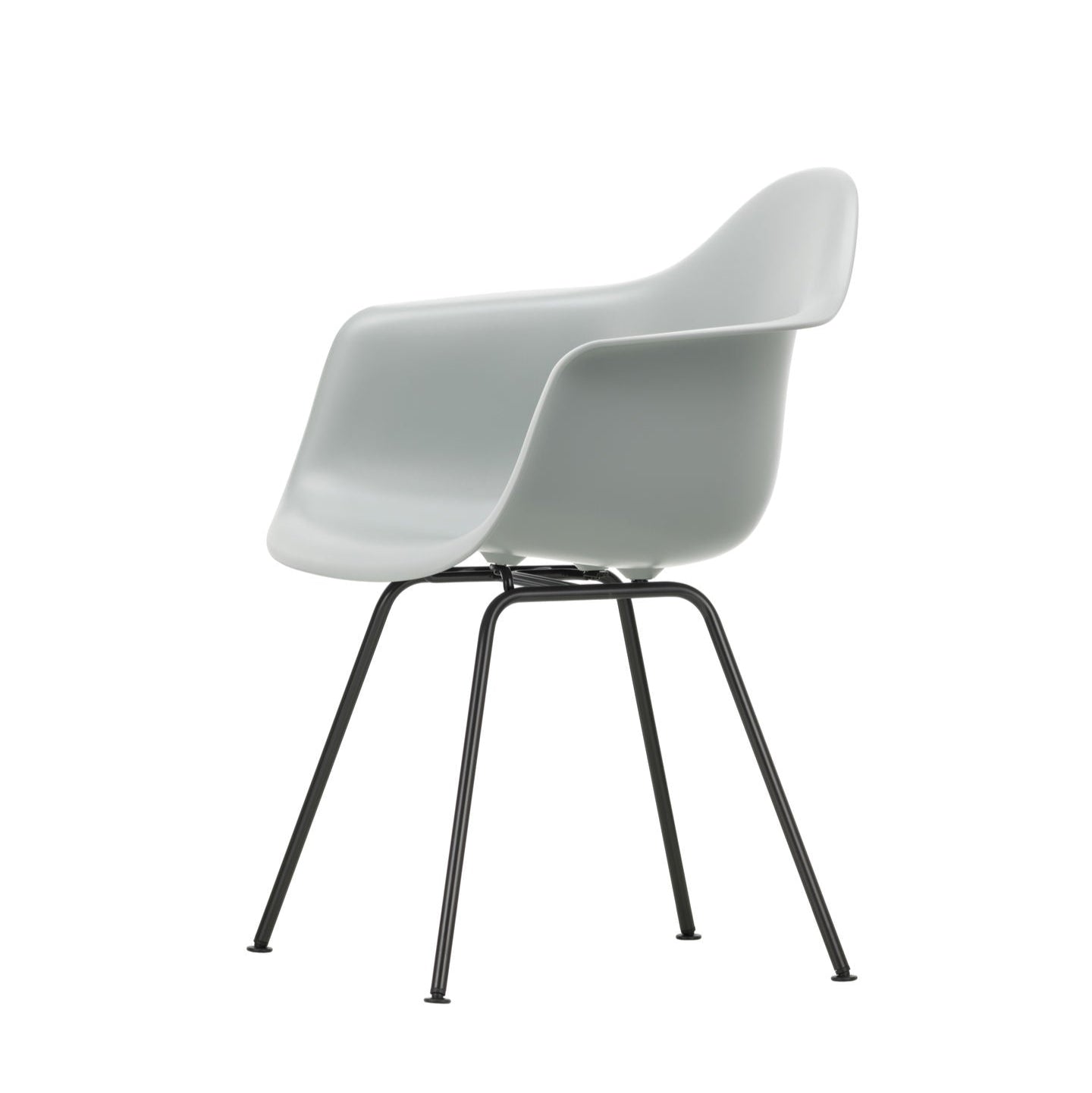 Vitra Eames Plastic Armchair DAX RE Stuhl mit Armlehne 4-Fuß pulverbeschichtet