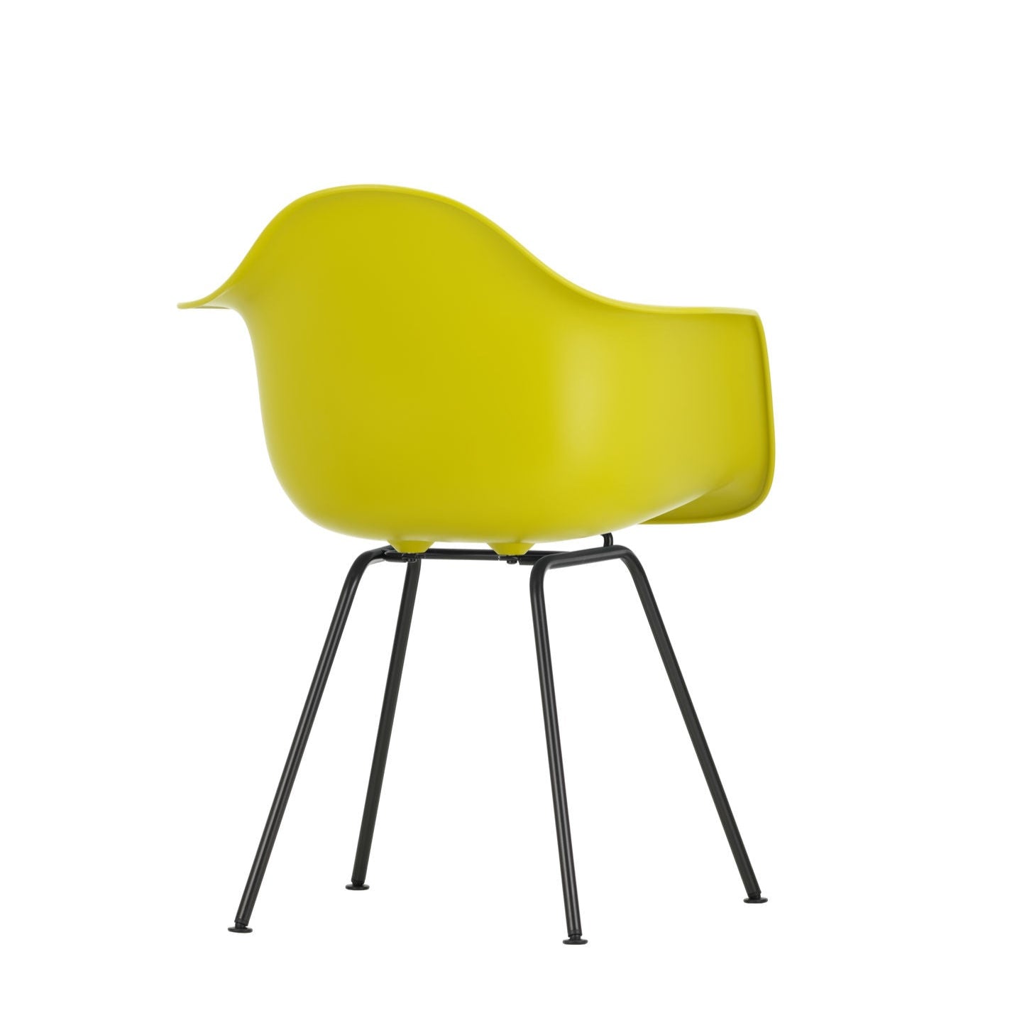 Vitra Eames Plastic Armchair DAX RE Stuhl mit Armlehne 4-Fuß pulverbeschichtet