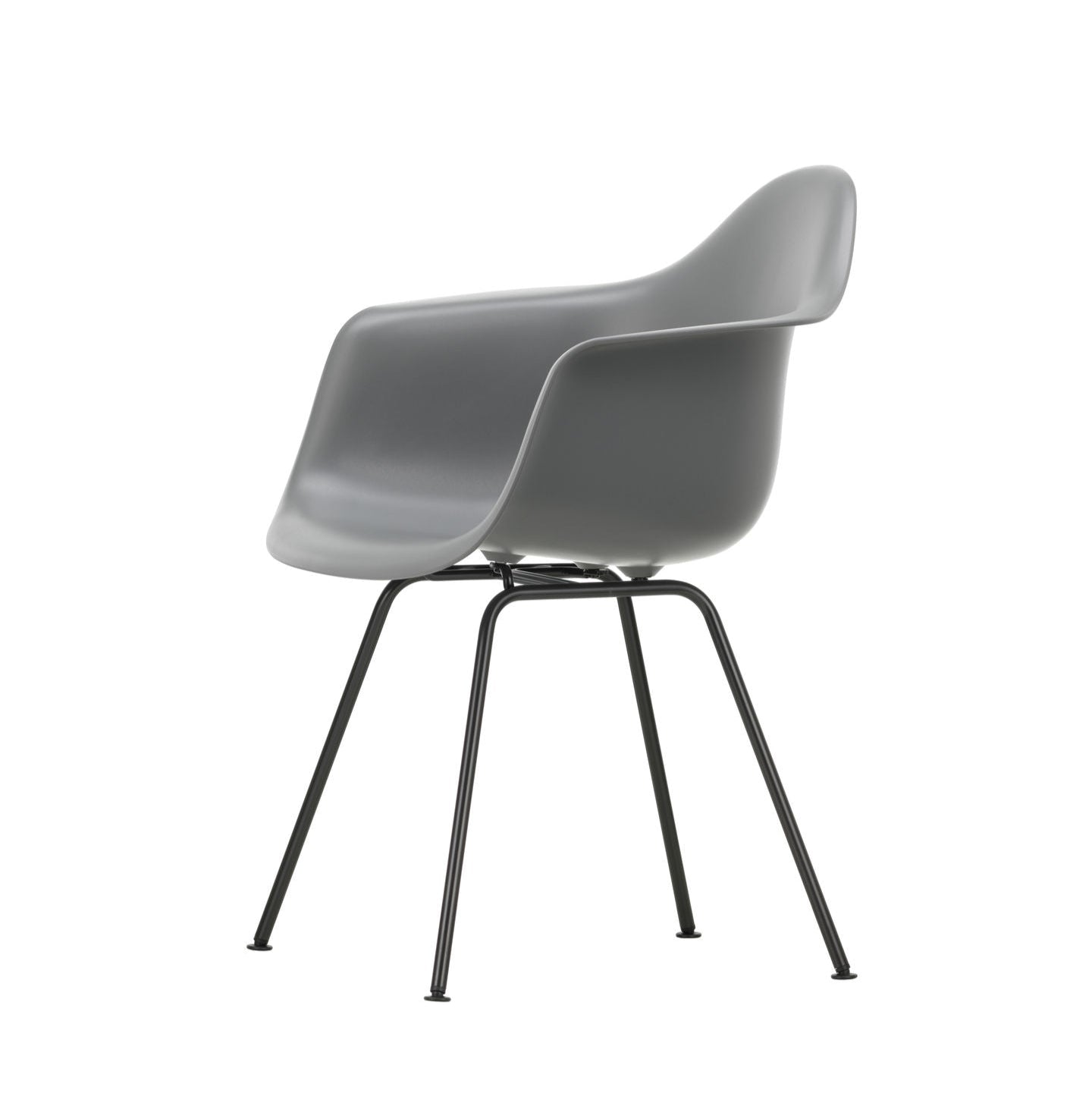 Vitra Eames Plastic Armchair DAX RE Stuhl mit Armlehne 4-Fuß pulverbeschichtet