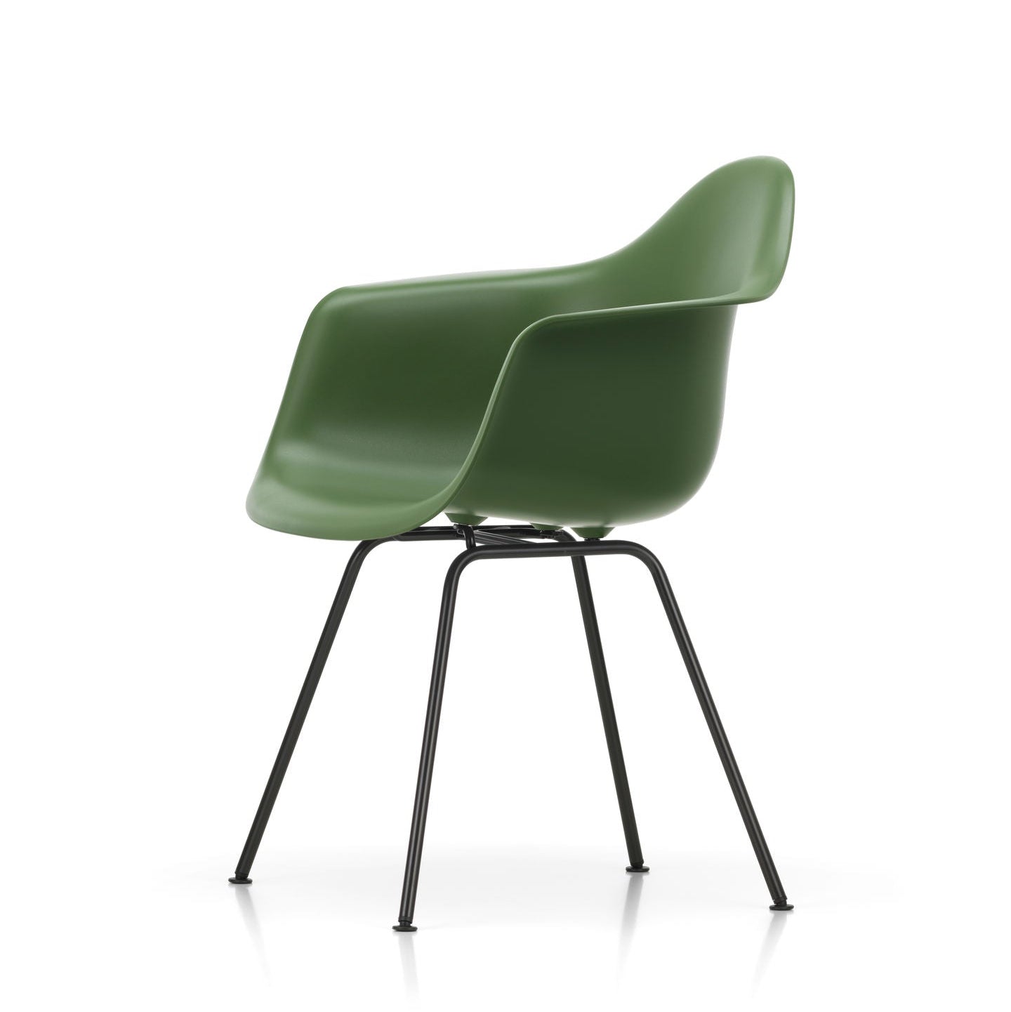 Vitra Eames Plastic Armchair DAX RE Stuhl mit Armlehne 4-Fuß pulverbeschichtet