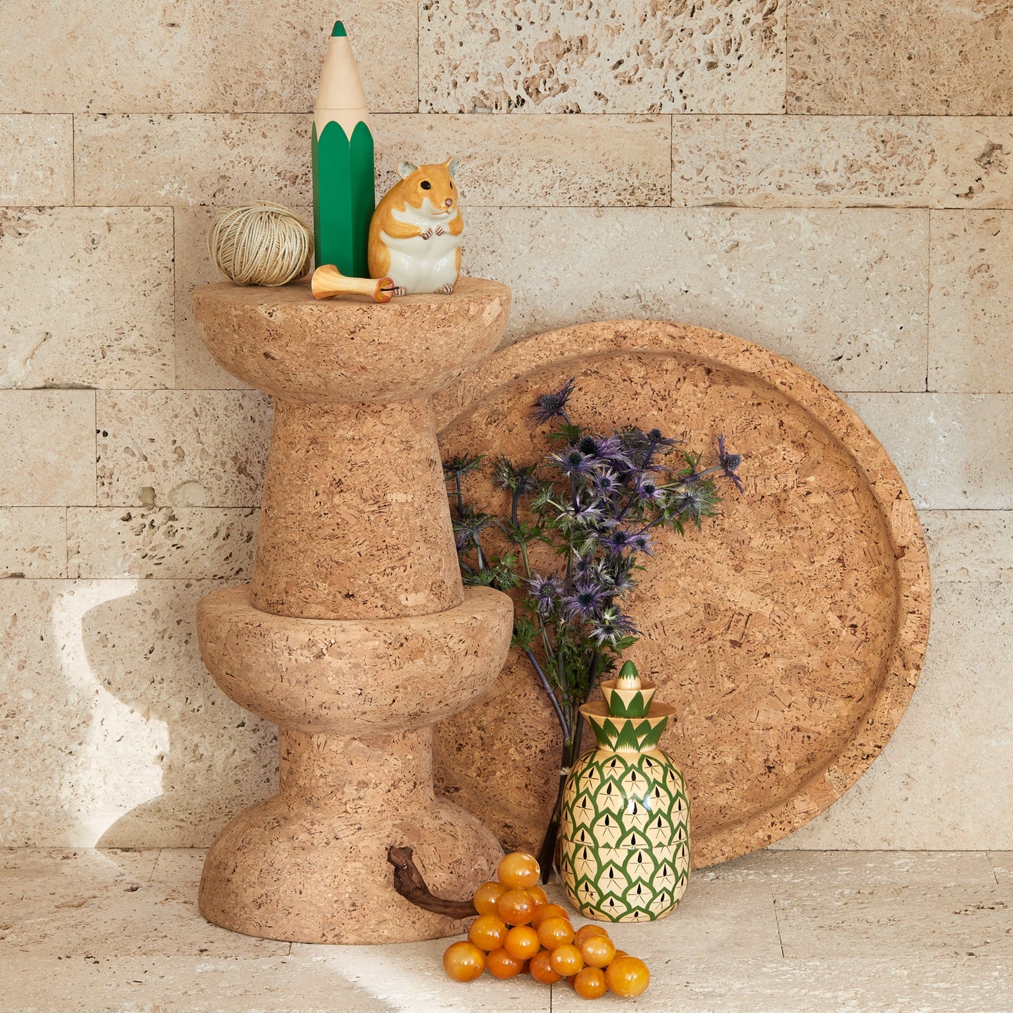 Vitra Cork Bowls Schale small Kork natur