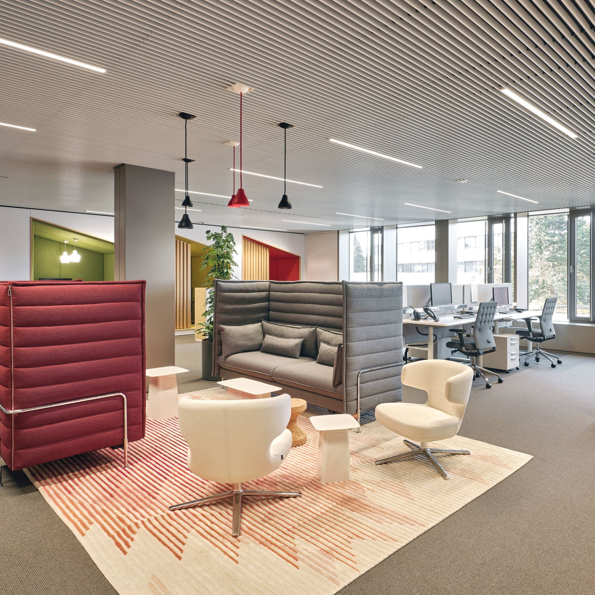 Vitra Petit Repos Loungesessel niedrig drehbar