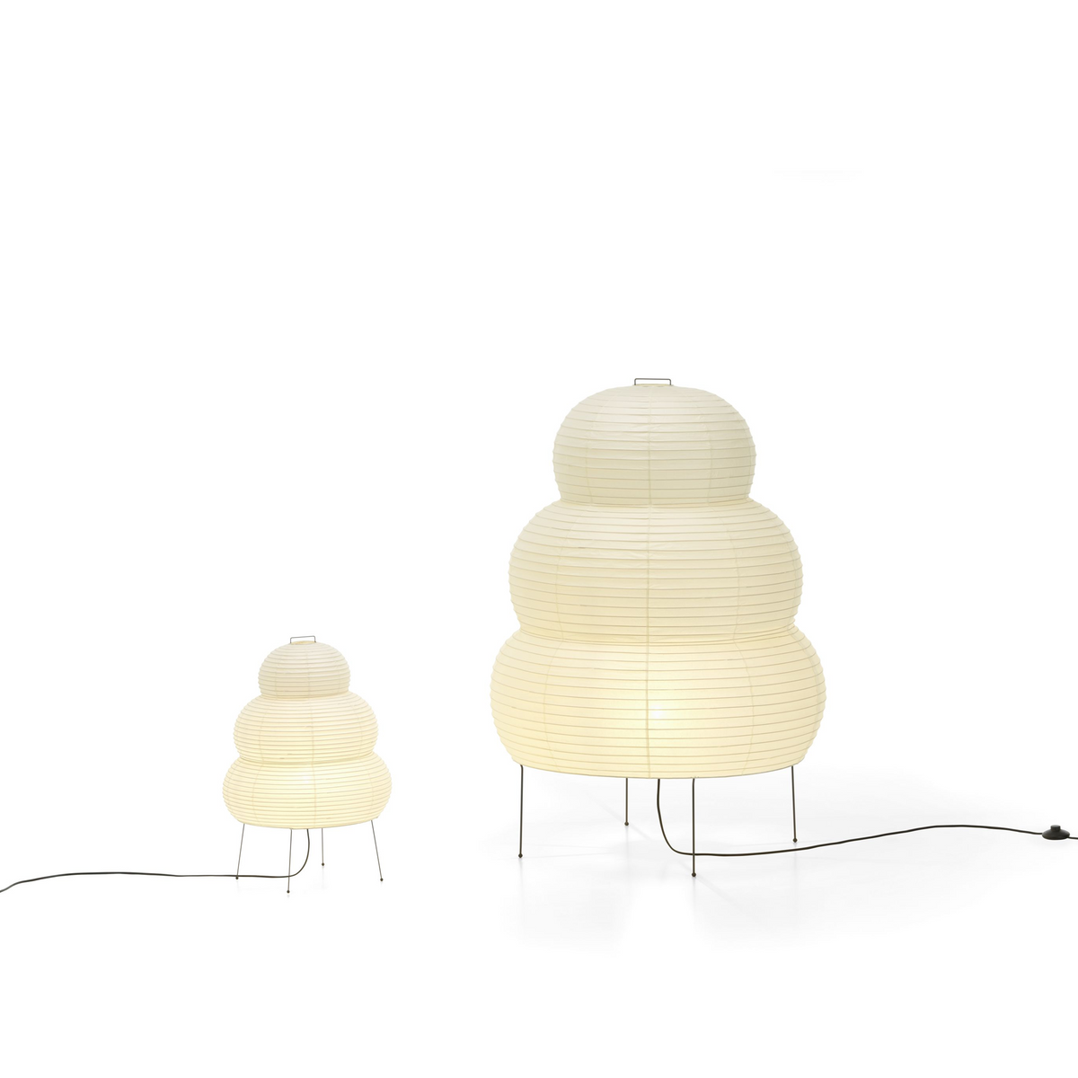 Vitra Akari Light Sculptures Floor Lights Bodenleuchten Papier Noguchi