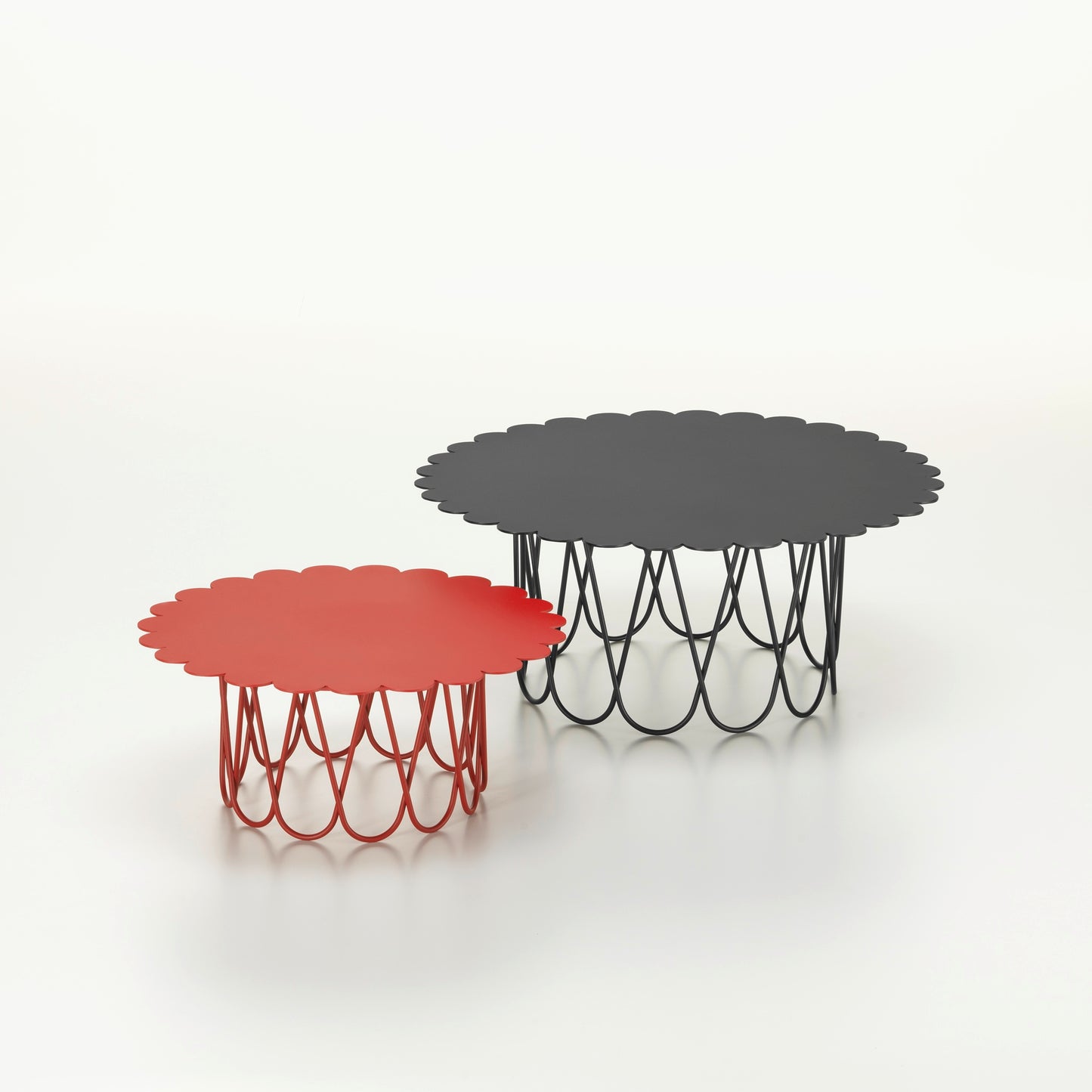 Vitra Flower Table klein Beistelltisch Stahl pulverbeschichtet
