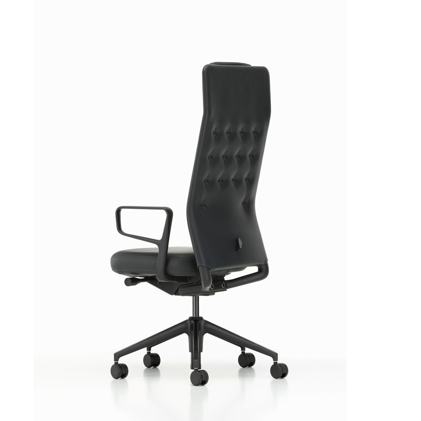 Vitra ID Trim L Bürostuhl hohe Rückenlehne mit Kopfstütze Bezug Laser RE