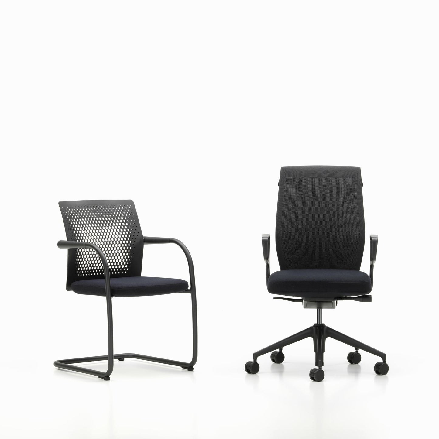Vitra ID Cloud Bürostuhl Rücken Duo Knit Sitzbezug Volo