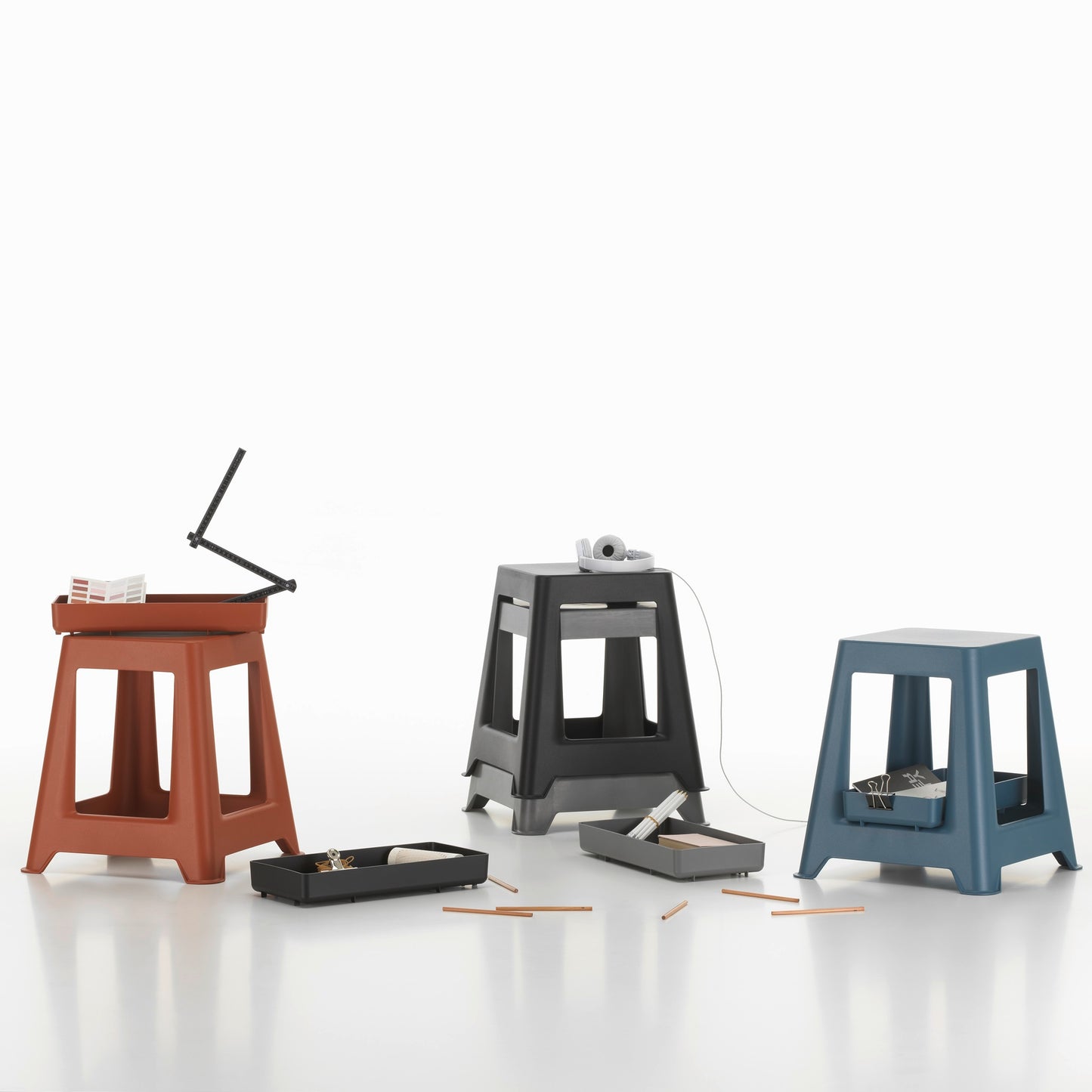Vitra Chap RE Hocker Kunstsstoff recycelt