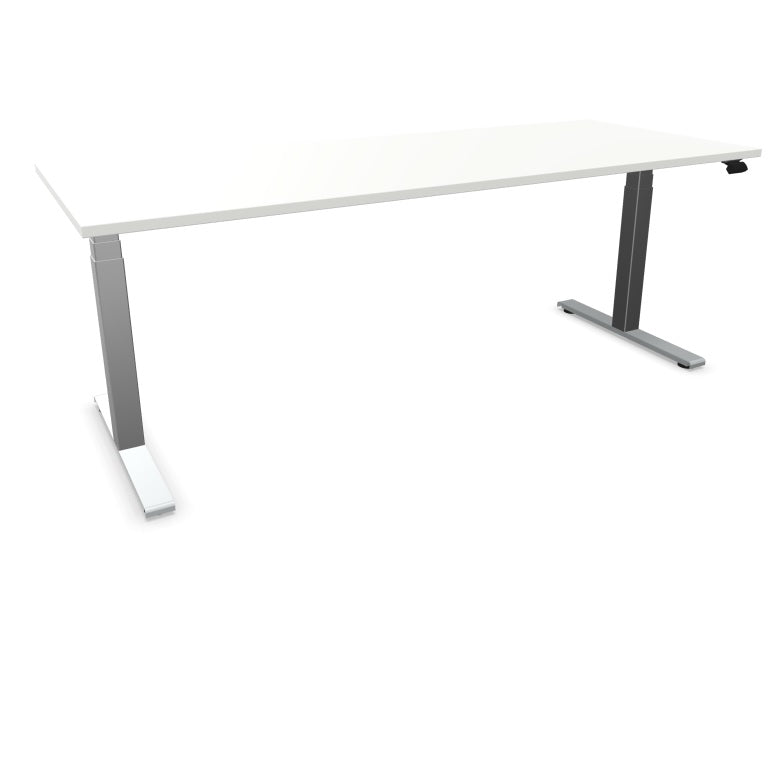 fm Schreibtisch Steh-Sitztisch fouraction Rechteckform 2000 x 800 mm (BxT)