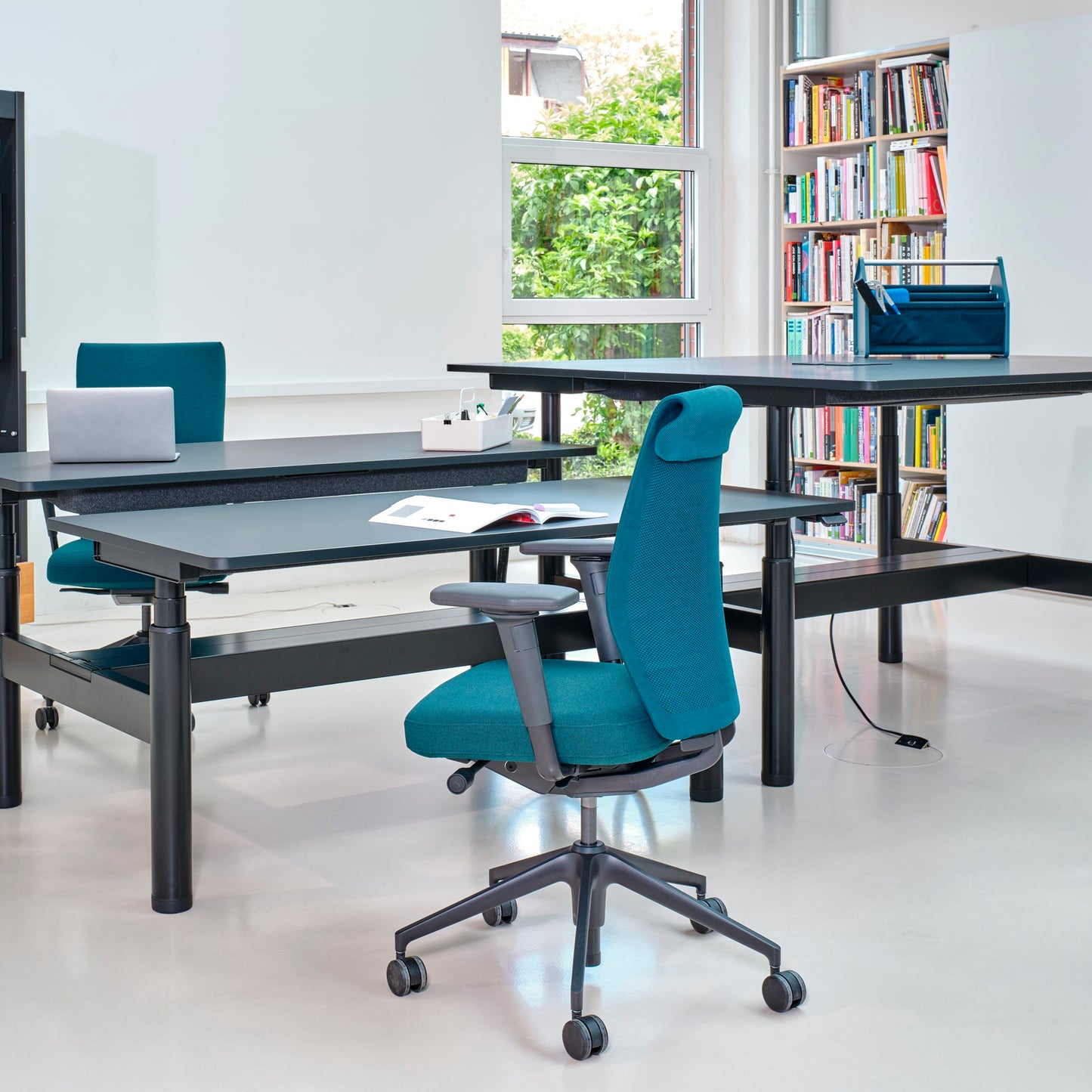 Vitra ID Cloud Bürostuhl Rücken Duo Knit Sitzbezug Laser RE