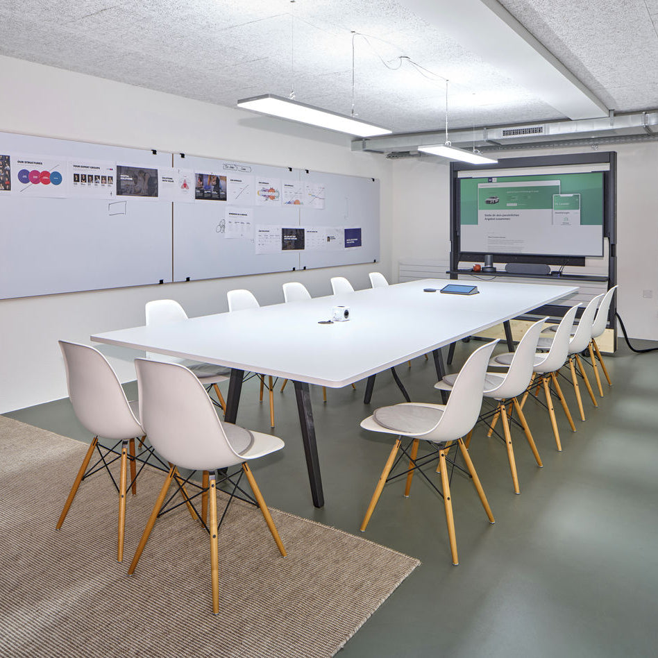 Vitra Eames Plastic Side Chair DSW RE Esche honigfarben Kunststoff recycelt