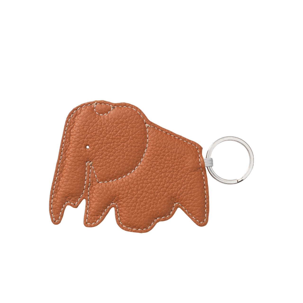 Vitra Key Ring Schlüsselanhänger Elephant Rindsleder cognac