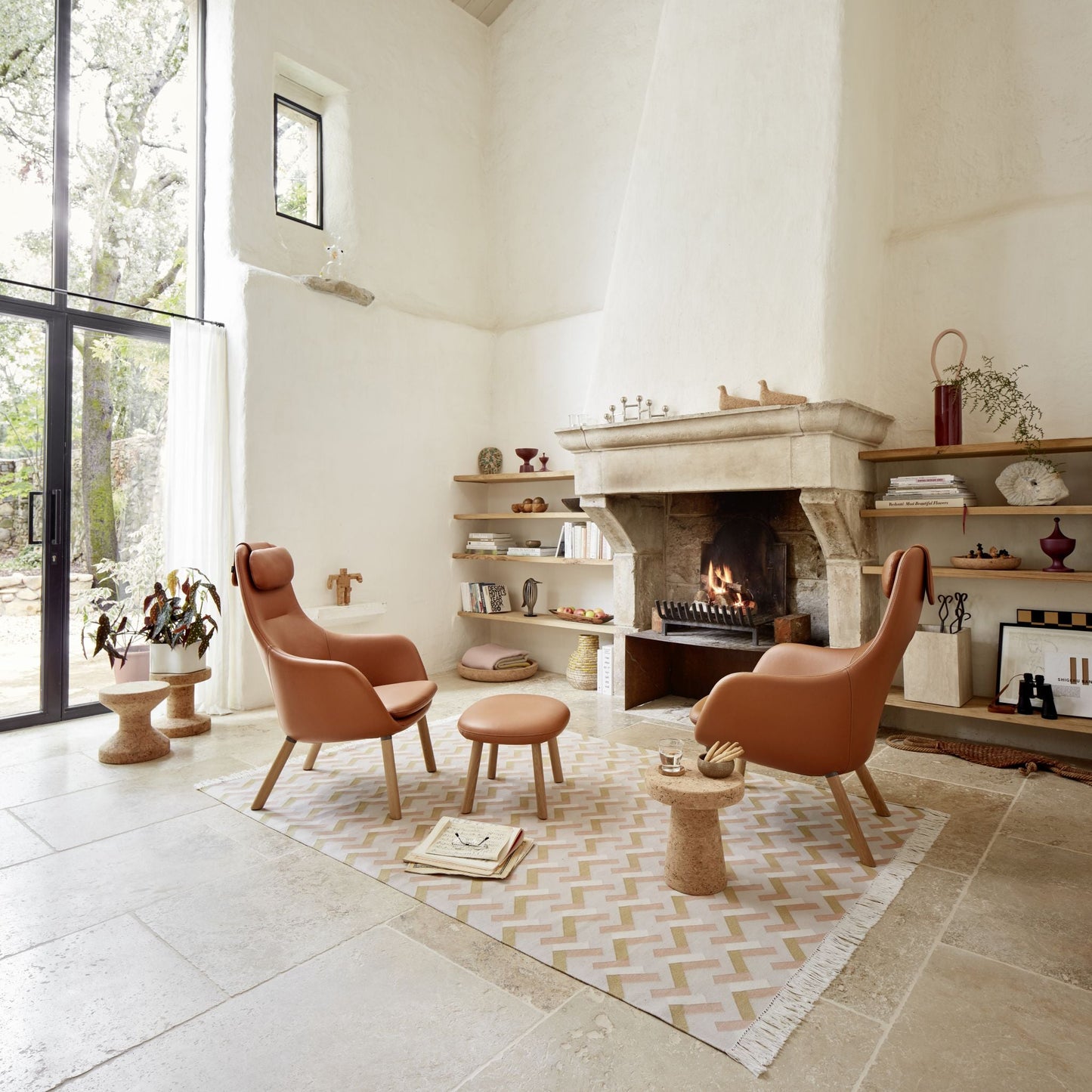 Vitra Cork Family Jasper Morrison Hocker Beistelltisch rund