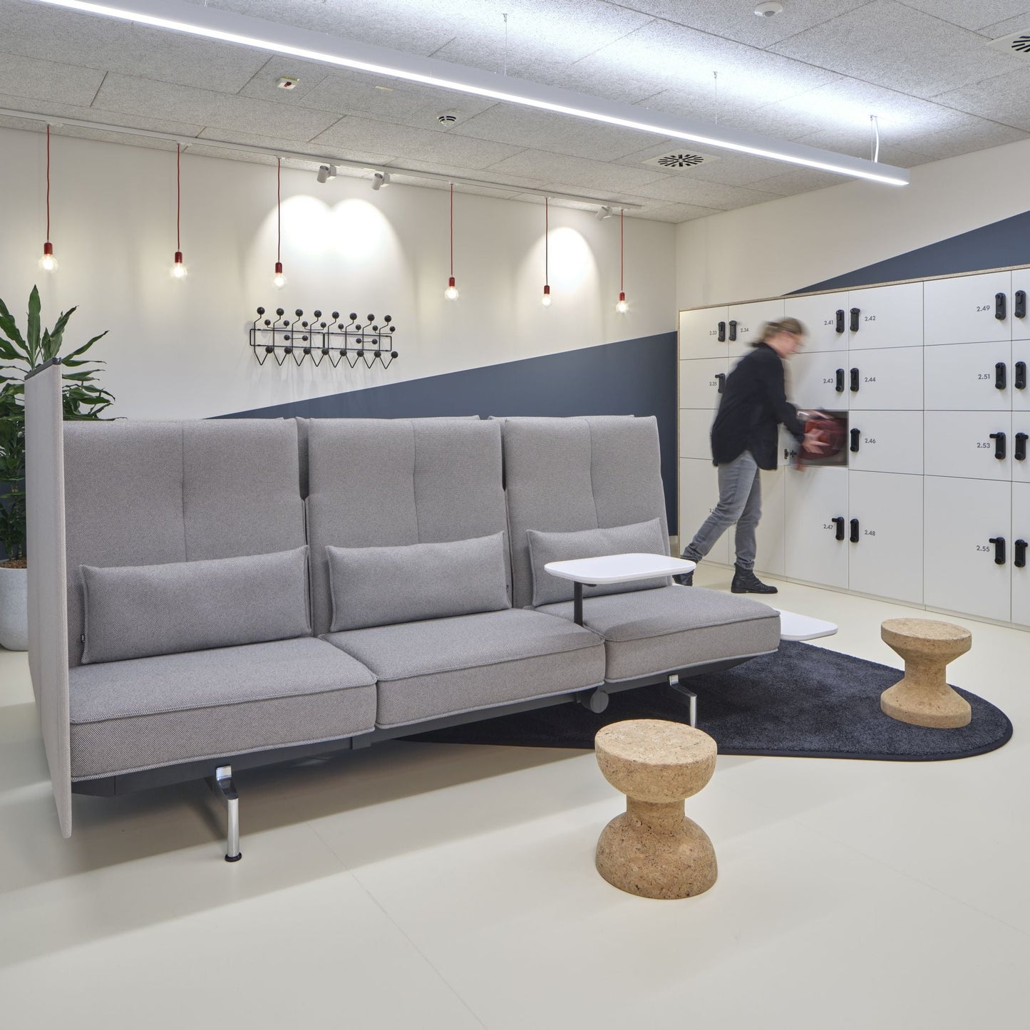 Vitra Cork Family Jasper Morrison Hocker Beistelltisch rund