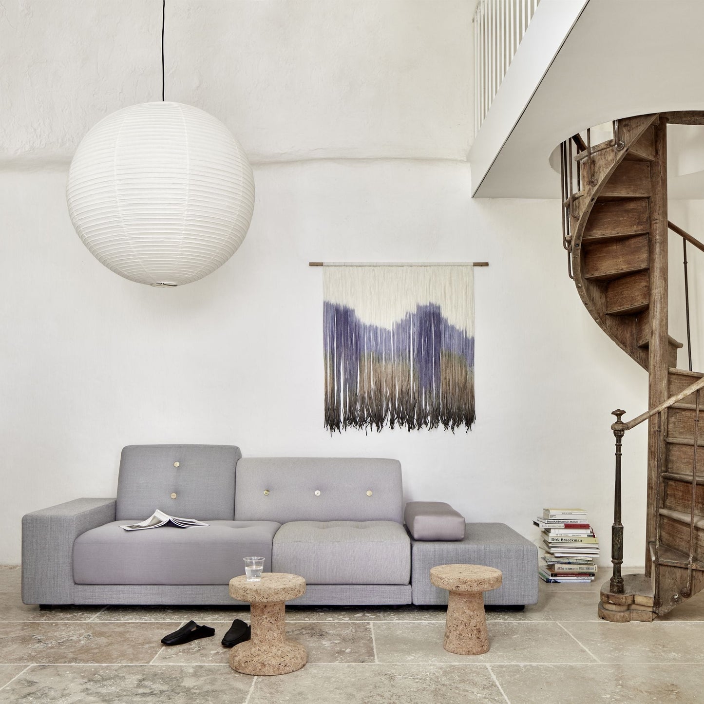 Vitra Cork Family Jasper Morrison Hocker Beistelltisch rund