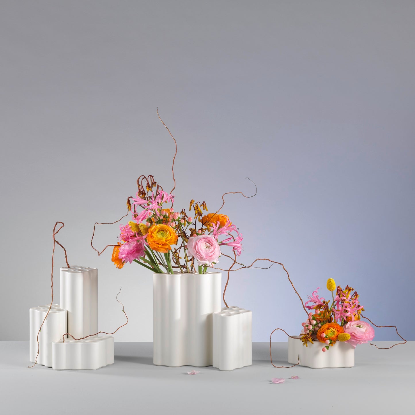 Vitra Nuage Vase céramique large Keramik matt weiß